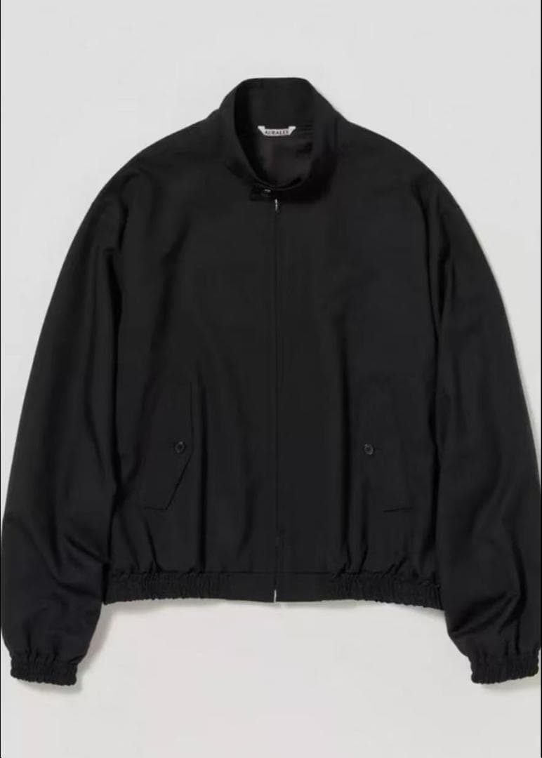 AURALEE ブラック ジャケット ジップアップ 4