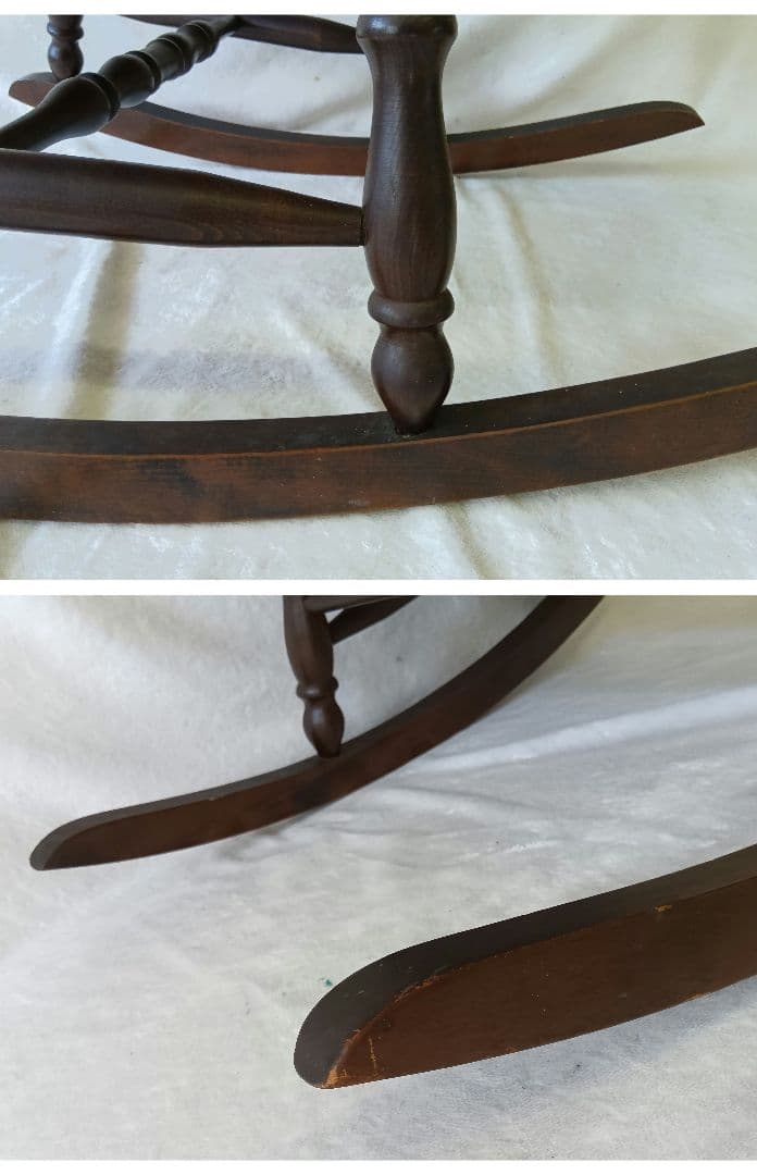 ロッキングチェア　椅子　古家具　アンティーク　【ジャンク品】　アームチェア