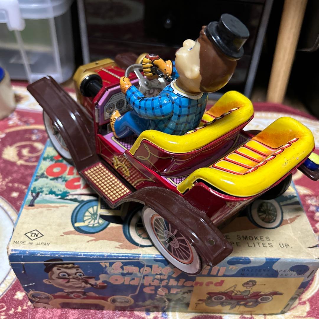 野村トーイ製 1960ブリキ玩具「OLD FASHIONED CAR」 外箱付き