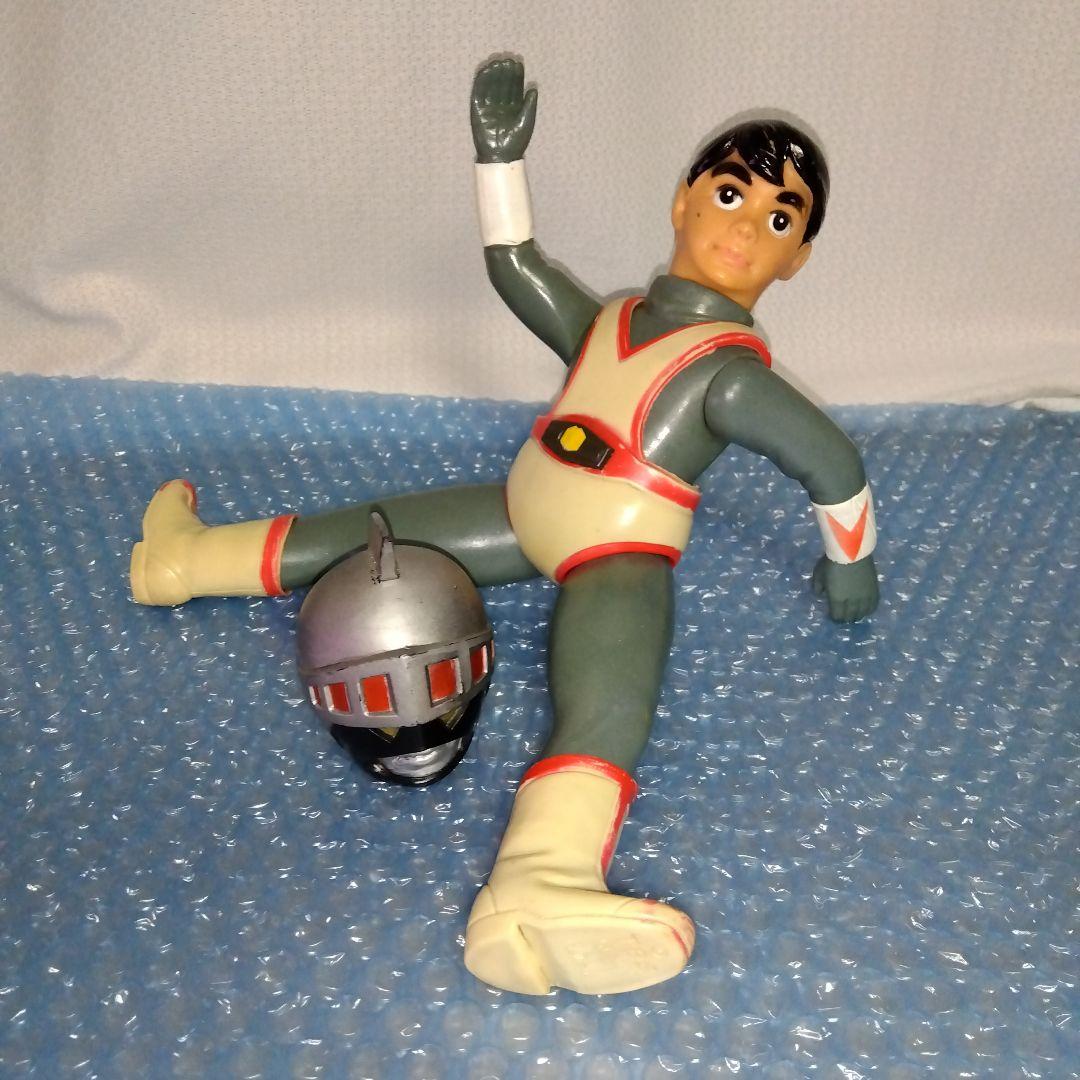 旧バンダイ　シルバー仮面　スタンダードソフビ　当時物　マルサン　ブルマァク