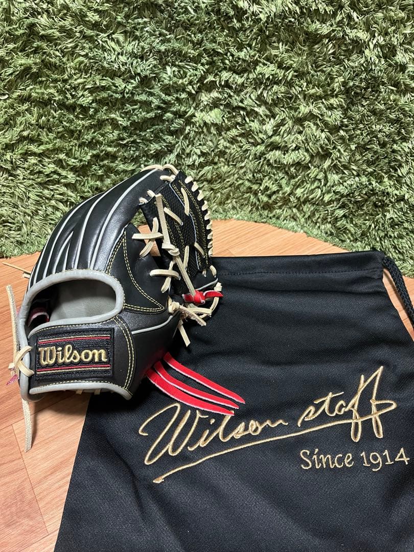 ウィルソンスタッフ カスタムオーダー 軟式内野用グラブ D5 ブラック