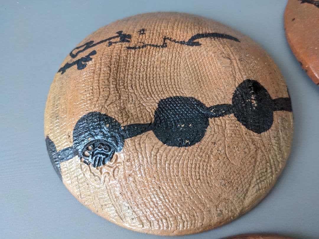 永楽善五郎　都をどり 団子皿　4枚 無傷