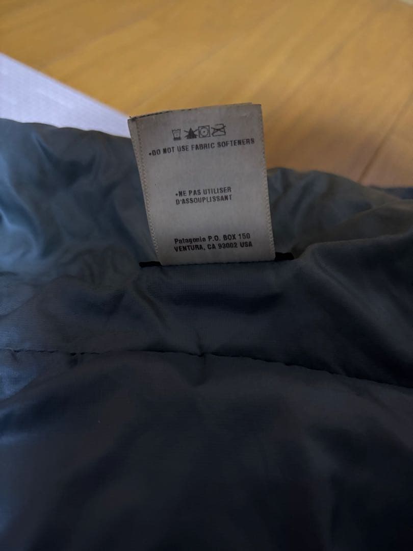 patagonia ダスパーカ　ダスパーカー　黒　ツギハギ　ブラック