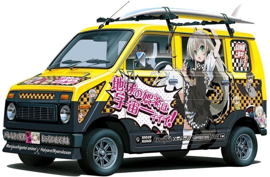 1/24 アオシマ インプレッサ ホンダバン タクシー ニャル子 けいおん 痛車