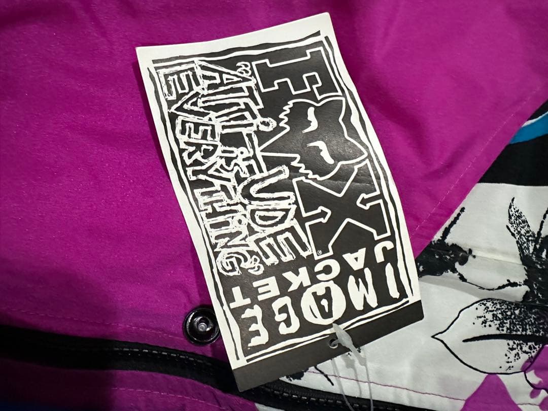 只*好様 未使用　vintage fox image マルチ柄　ジャケット　ho