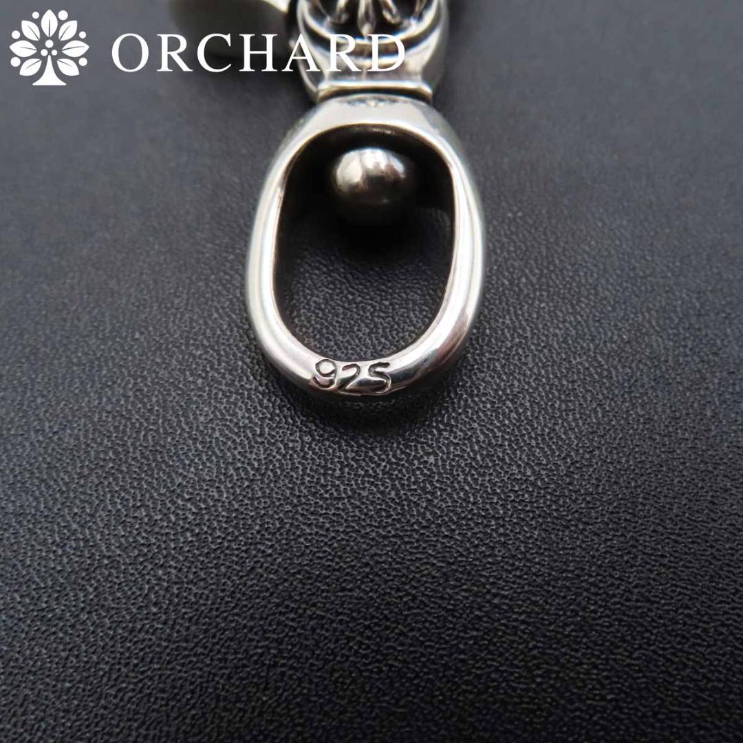 匿名配送/シルバー925/キーリング/キーホルダー/フローラルクロス/クロス