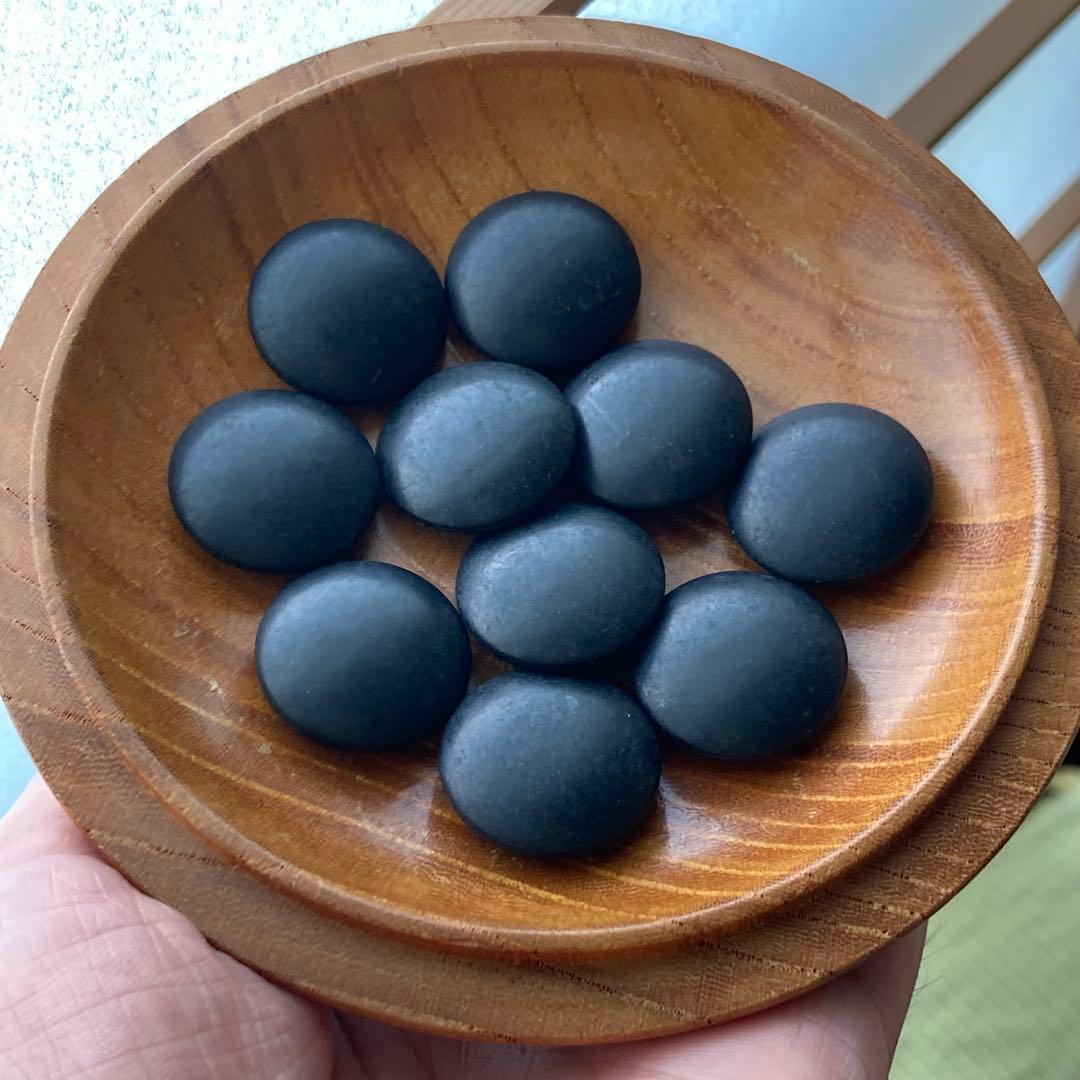 碁石、碁笥、碁笥箱のセット