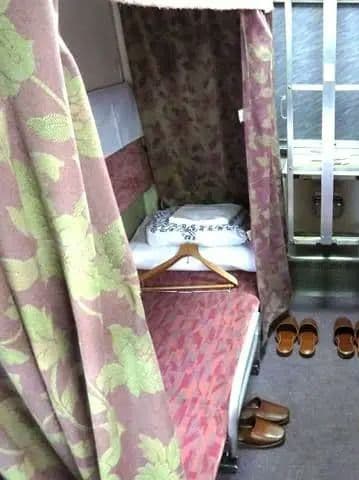 カーテン★★★寝台特急列車『北斗星』他★★★解放Ｂ寝台★下段用（鉄道部品）