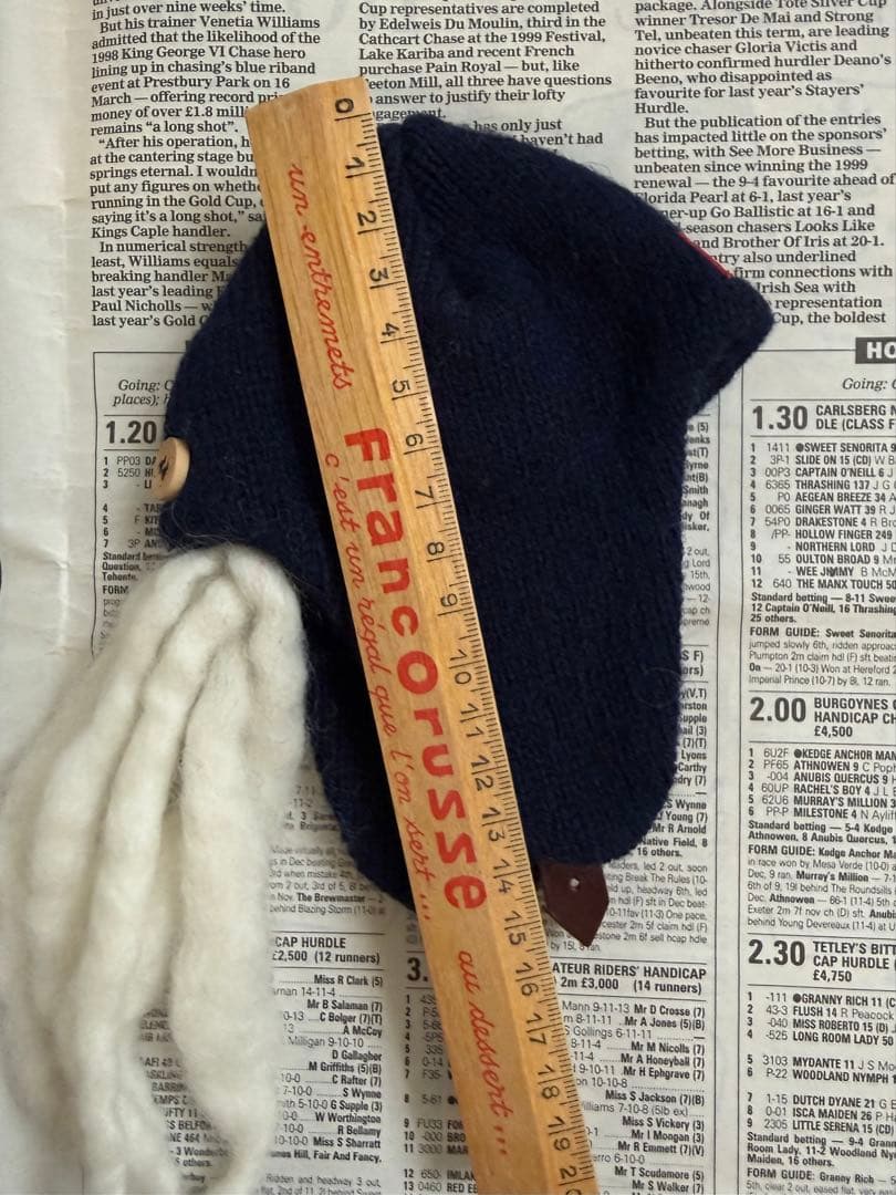 おまとめ2点　　アトリエGG FLIGHTKNITCAP 2½