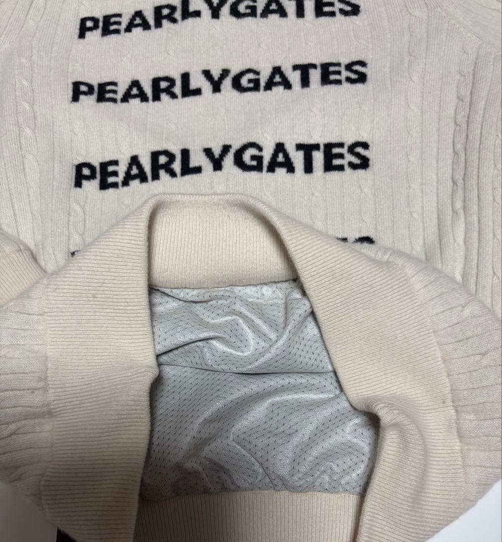 パーリーゲイツ　裏地付カシミヤセーター　サイズ1