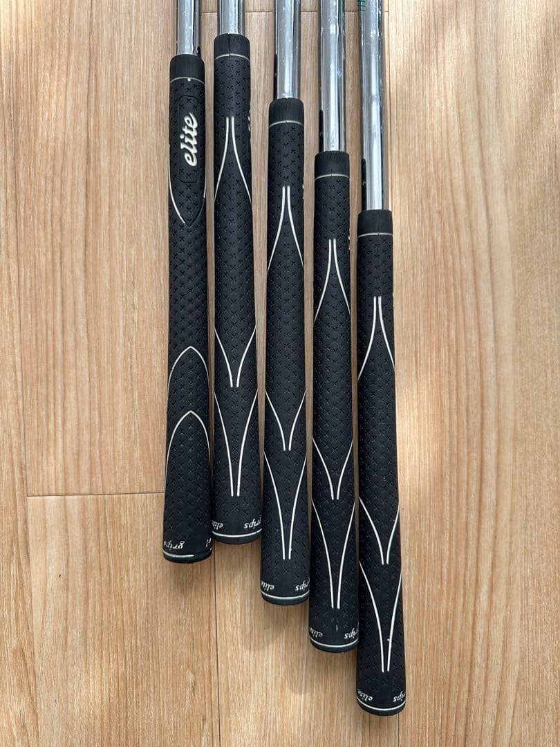 i210 レフティ黒ドットPING アイアンセット 5本セット7.8.9.W.U