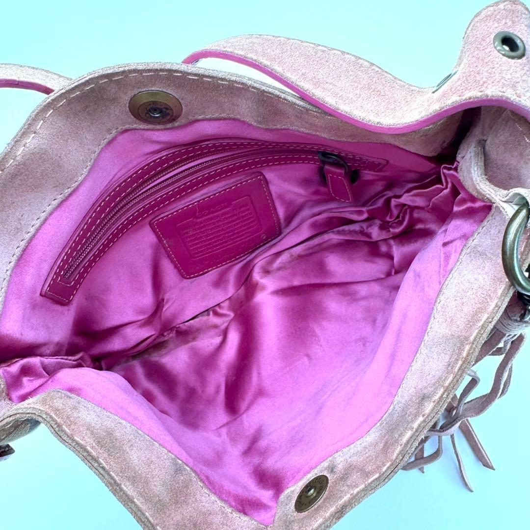 バッグ Vintage COACH Flower Patch Work Mini Bag