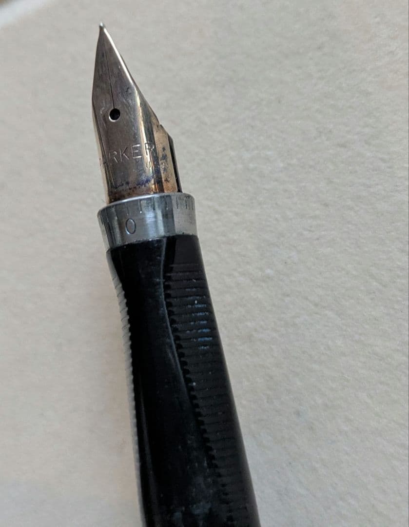パーカー　万年筆　スターリングシルバー　ペン先14K