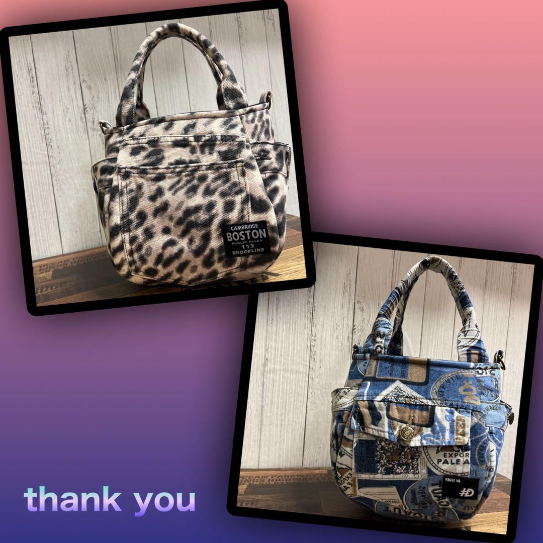 ♾専用♾ ふんわりミニトート▸︎▹︎デニムリメイク▸︎▹︎ハンドメイド