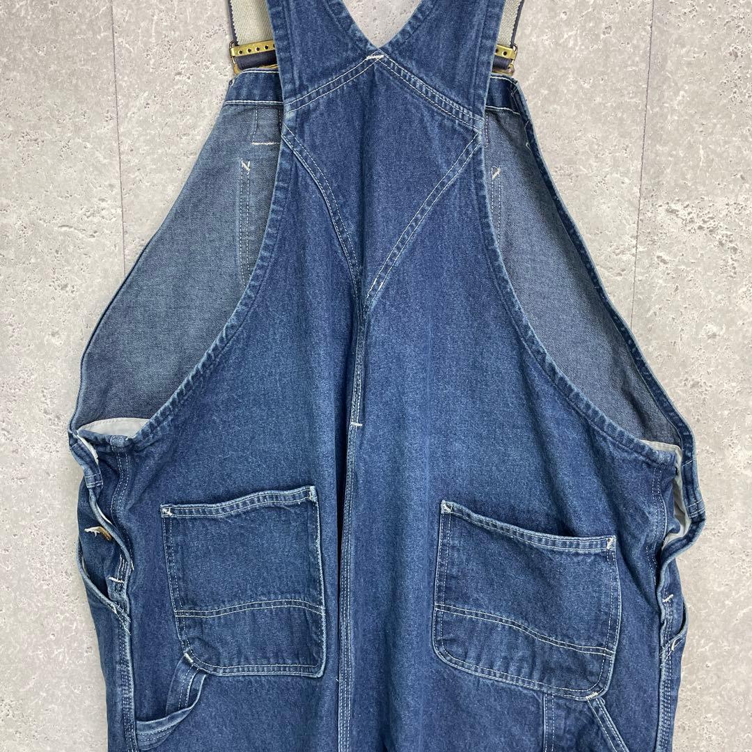 カーハート　デニムオーバーオール　ペインター　ビックサイズ極太W52 L30程度