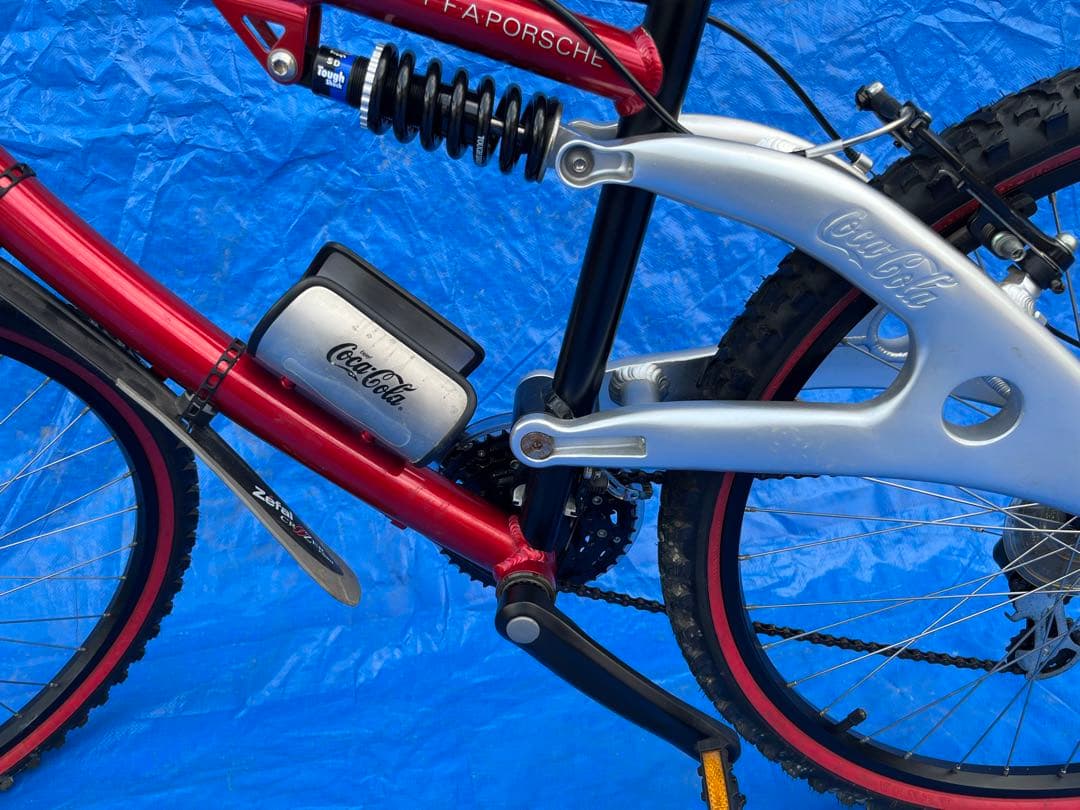 極美品2002ポルシェデザイン　コカコーラマウンテンバイク　ロゴ入り