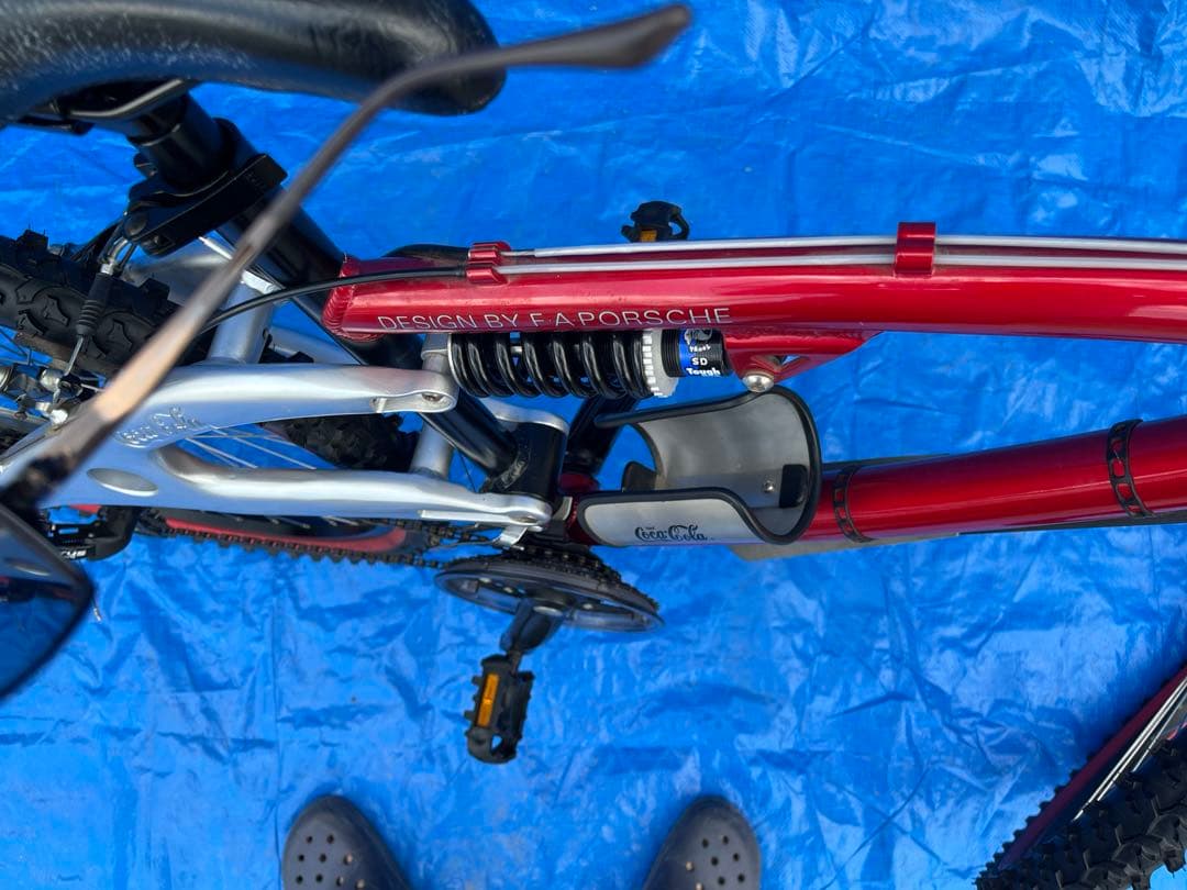 極美品2002ポルシェデザイン　コカコーラマウンテンバイク　ロゴ入り