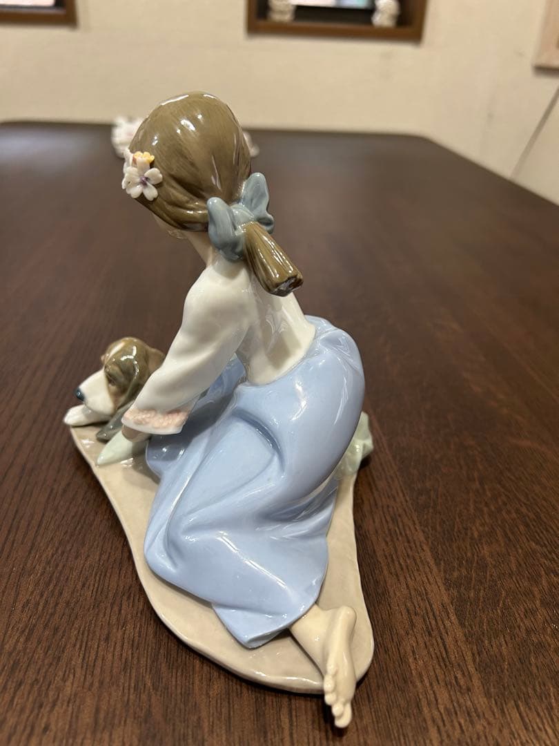 リヤドロ　風邪をひかないように　美品