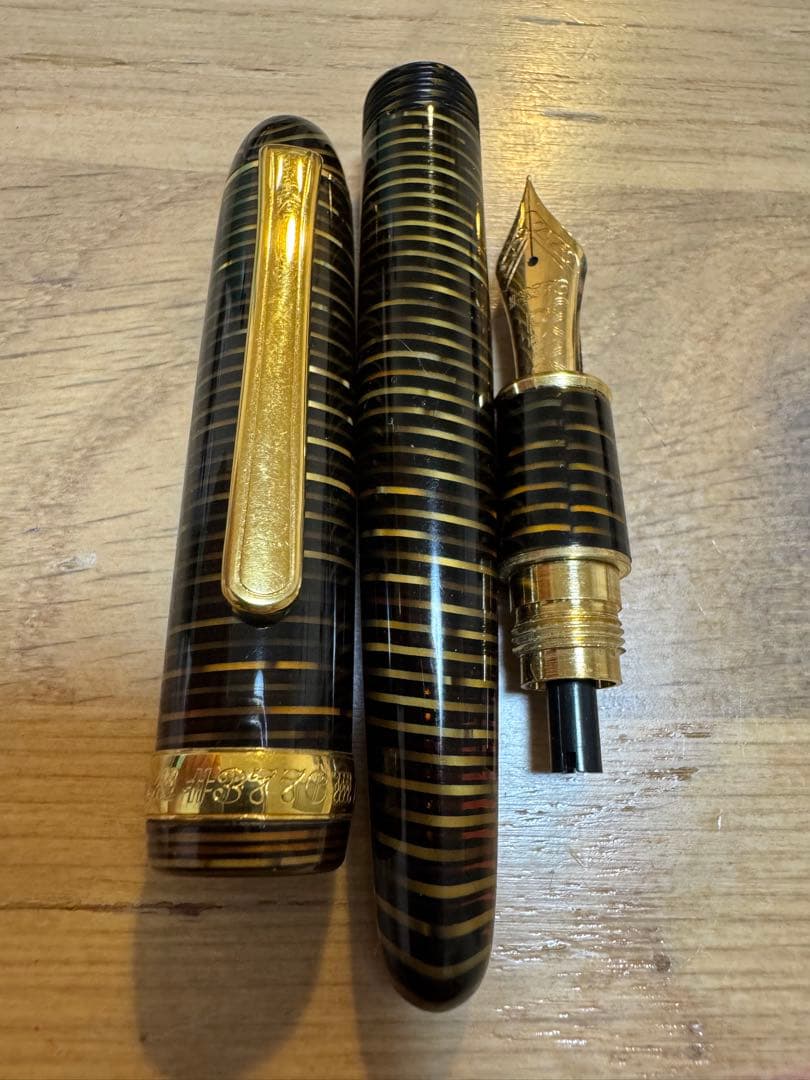 PLATINUM プラチナ 万年筆 3776 ペン先 18K 細 18金
