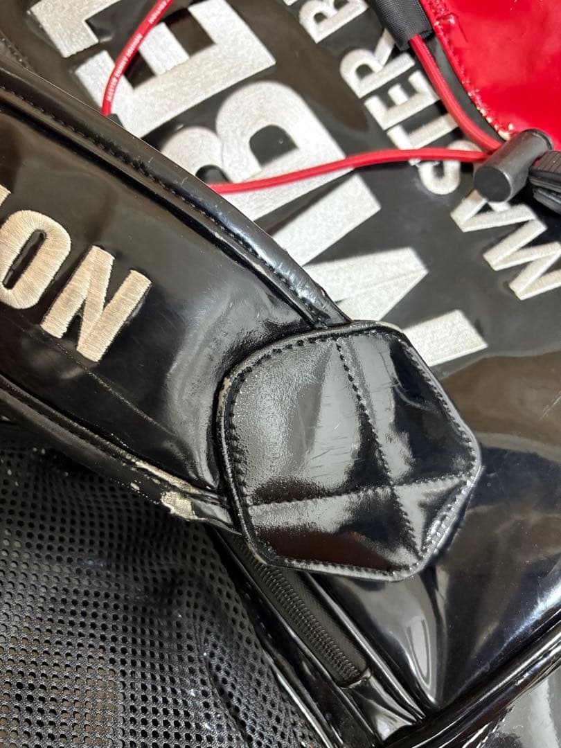 マスターバニーエディション　エナメルキャディーバッグ(スタンド式)