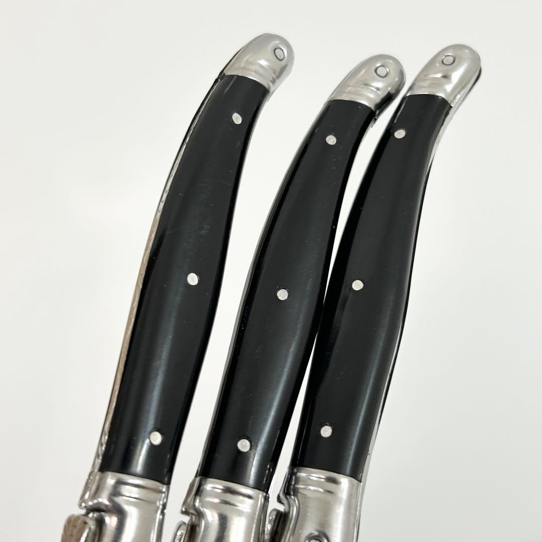 LAGUIOLE ラギオール ライヨール カトラリーセット ブラック 9本