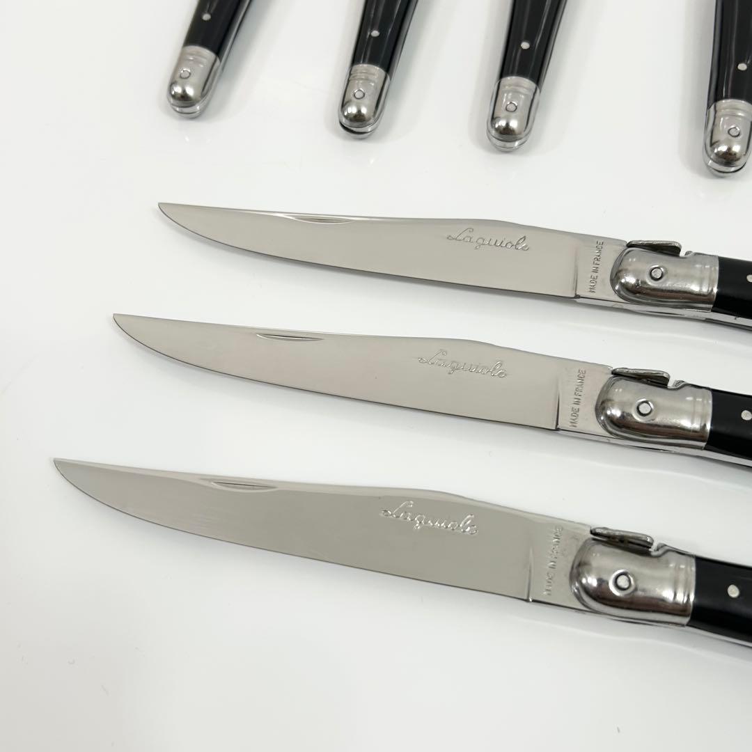LAGUIOLE ラギオール ライヨール カトラリーセット ブラック 9本