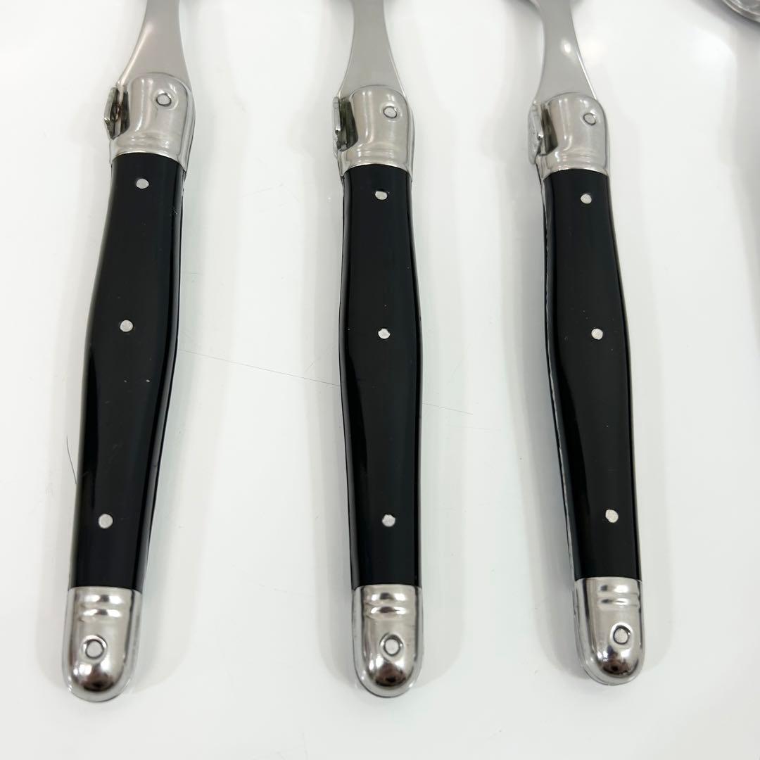 LAGUIOLE ラギオール ライヨール カトラリーセット ブラック 9本