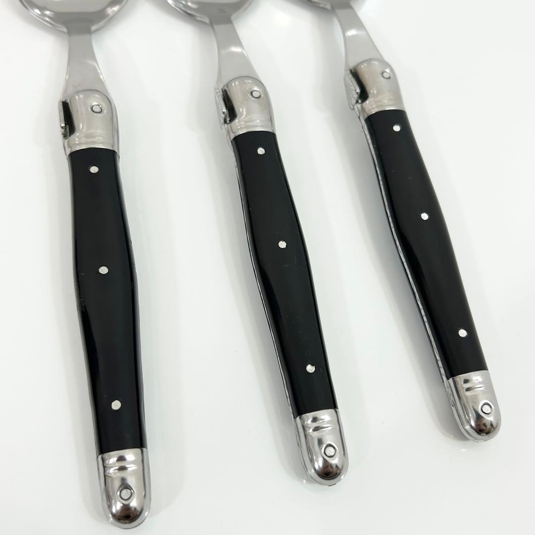 LAGUIOLE ラギオール ライヨール カトラリーセット ブラック 9本