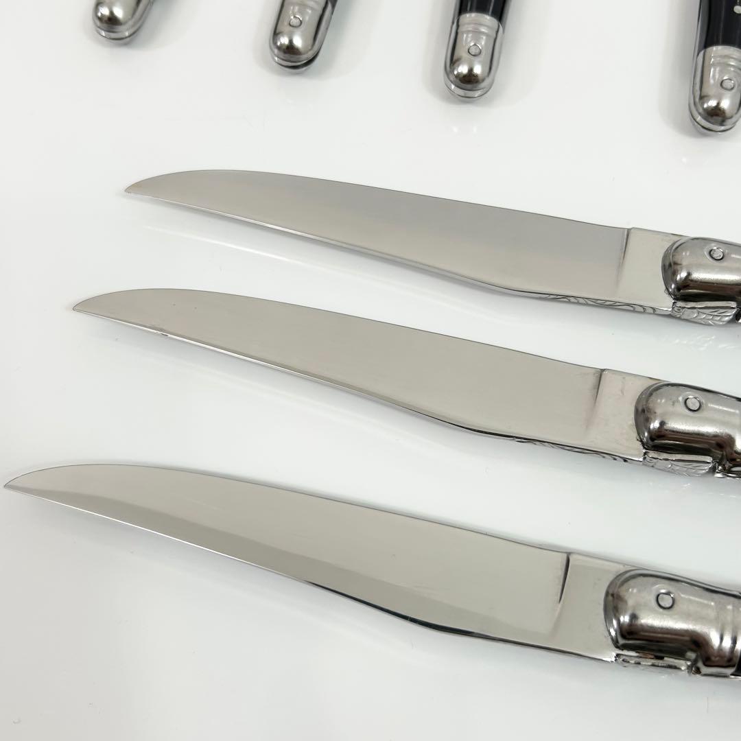 LAGUIOLE ラギオール ライヨール カトラリーセット ブラック 9本