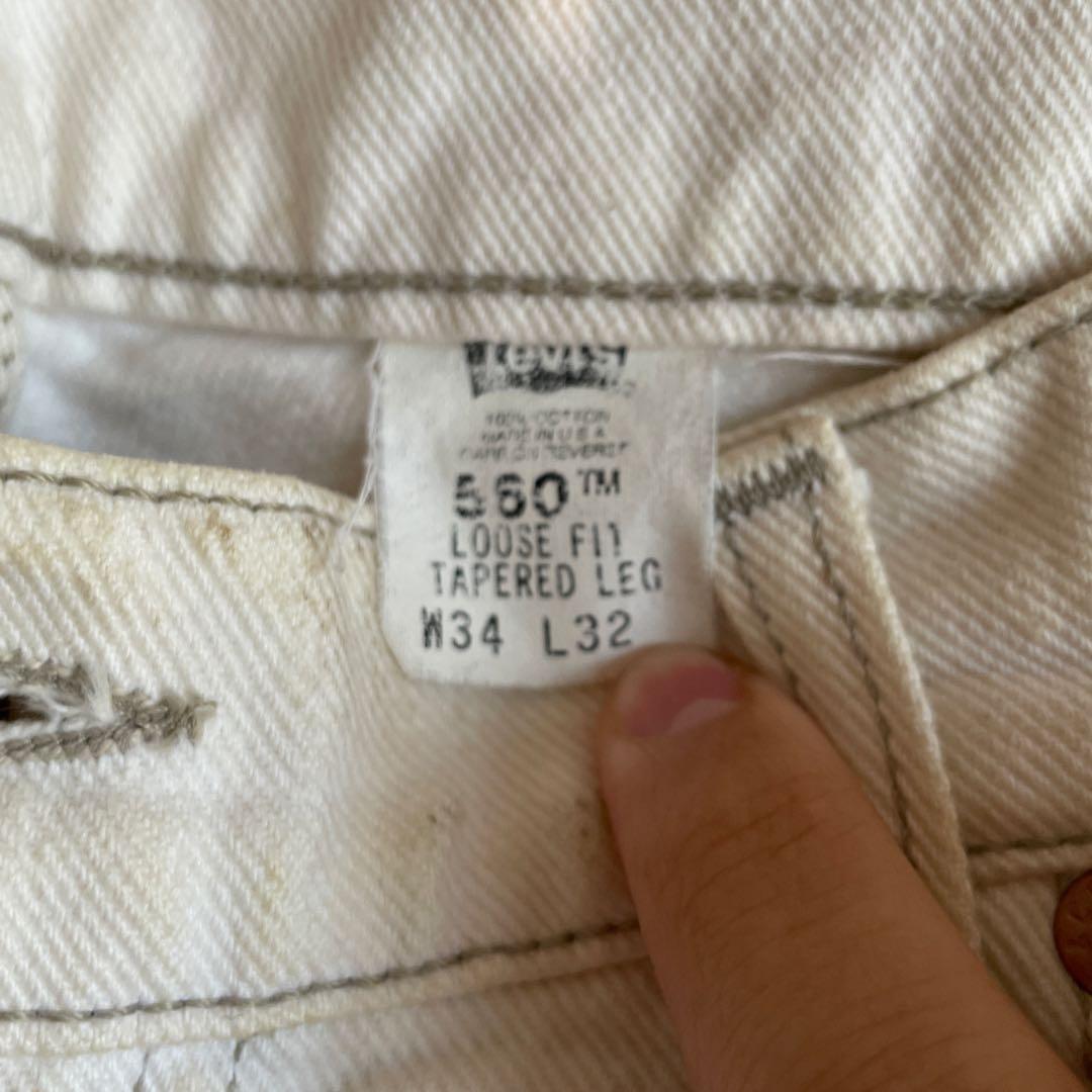 Levi's560 ホワイト　34/32