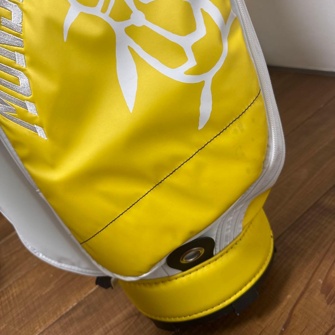 マンシングウェア　キャディバッグ　イエロー