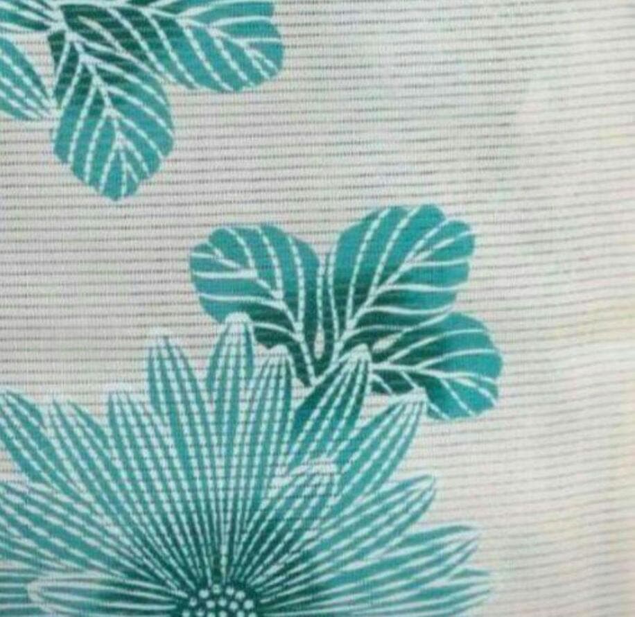 ◆最高級【綿絽浴衣】青菊花の白生成地古典涼しゆかた◆着物としても着用可◆