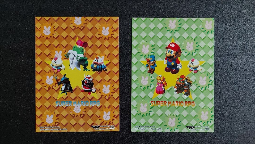 スーパーマリオRPG ノート 6種類 非売品 バンプレスト
