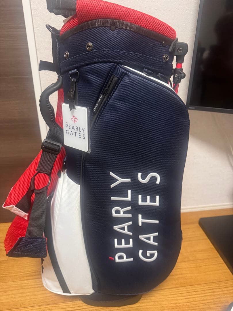 PEARLY GATES キャディバッグ ネイビー