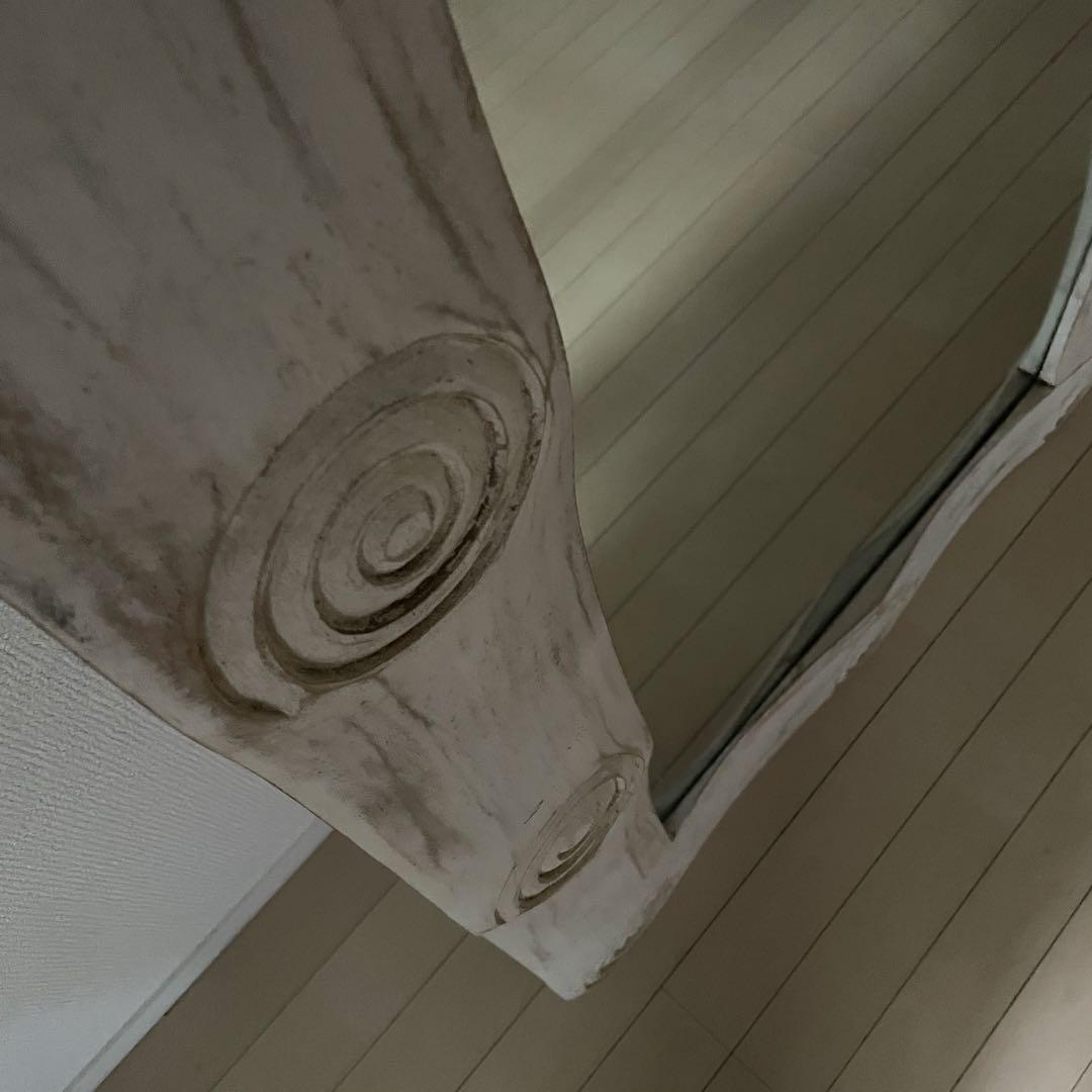 アンティーク ミラー 姿見 全身鏡 木製フレーム 店舗什器 ヴィンテージ