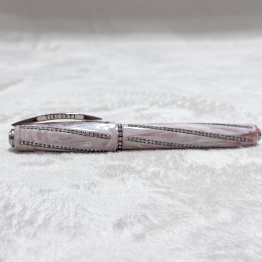 ＊美品＊ VISCONTI ディヴィーナロイヤル ローズパール 万年筆 F
