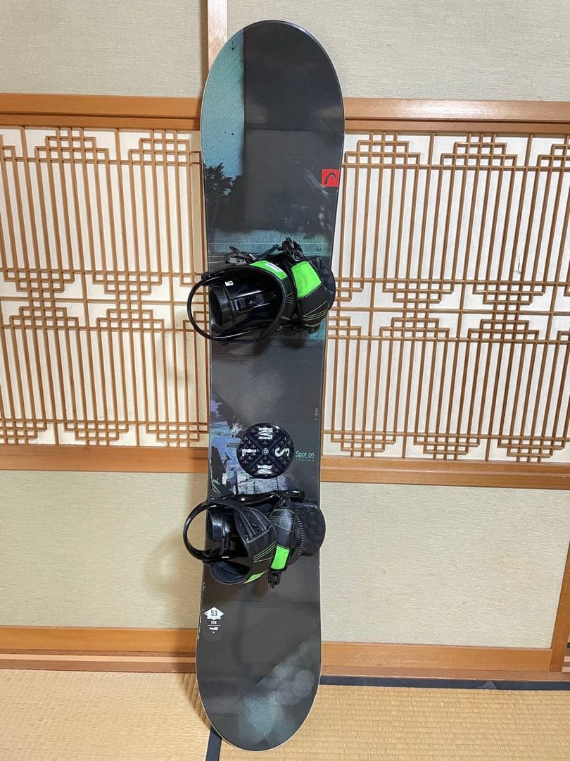 【送料込み】HEAD 153cm スノーボードセット バインディング付き