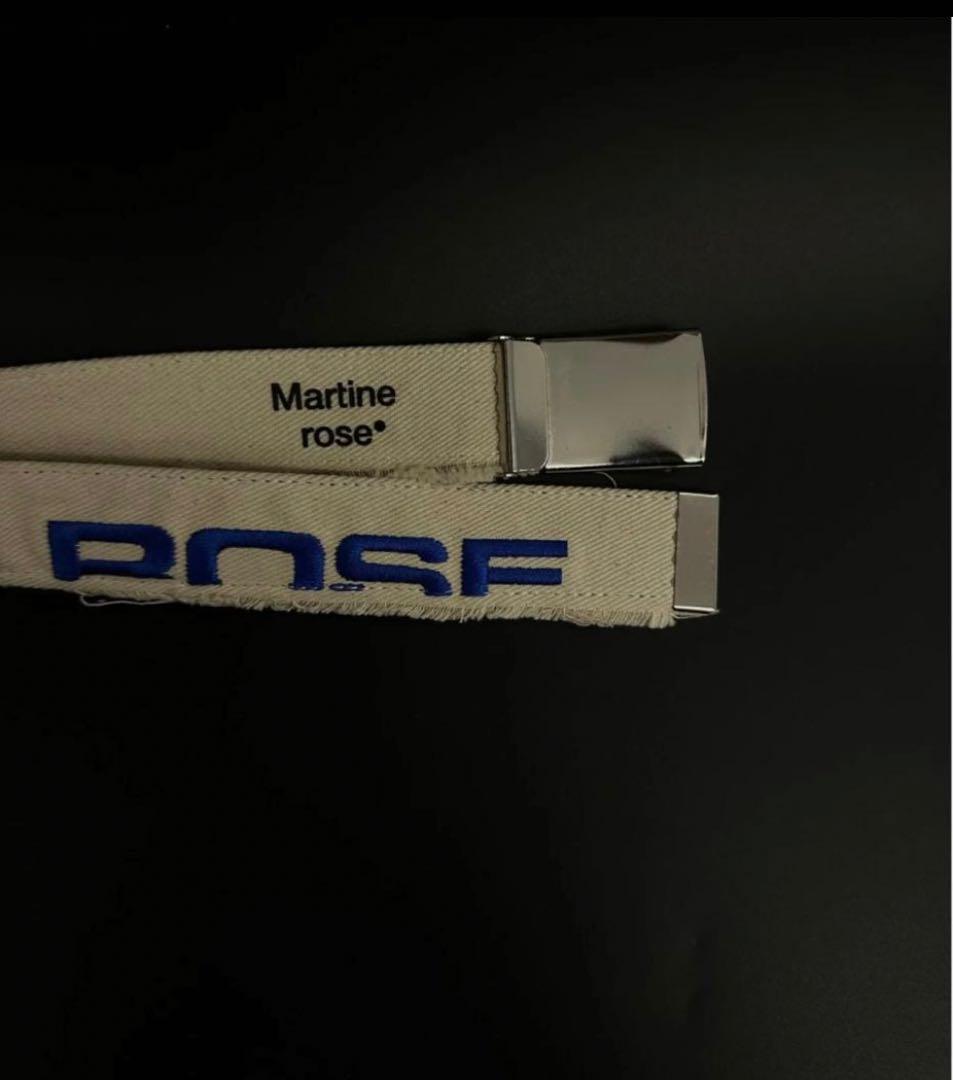 美品 MARTINE ROSE マーティンローズ 24SS ベルト 128cm