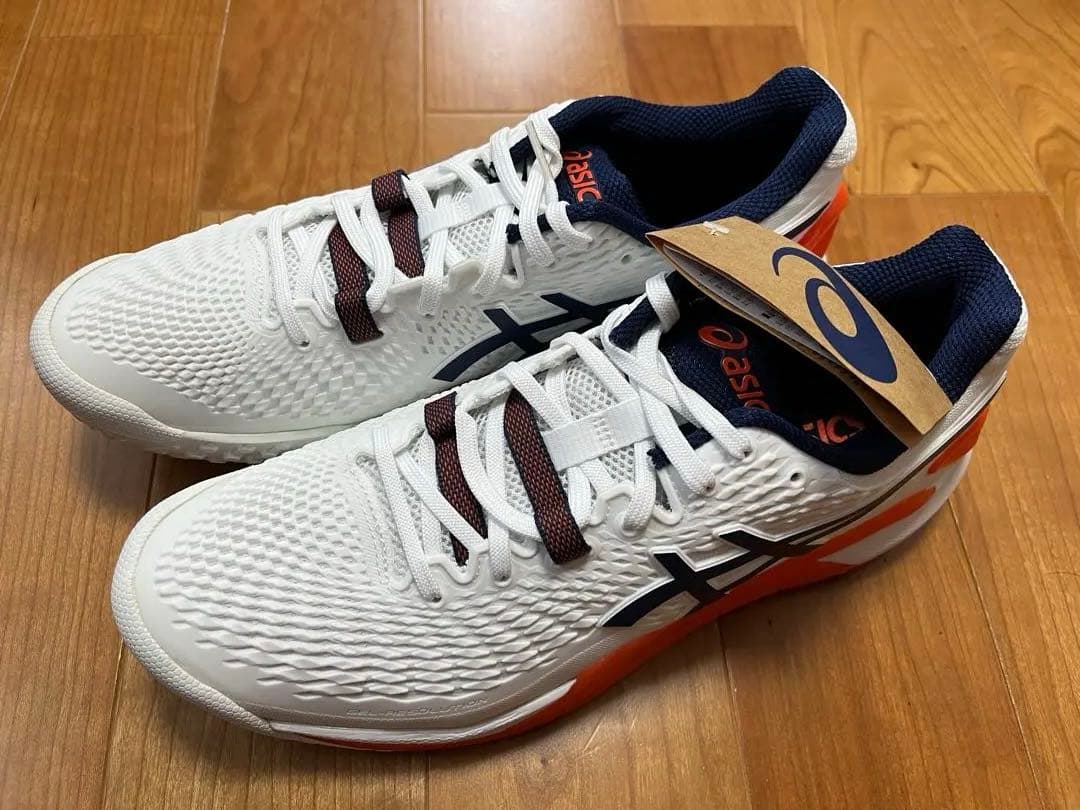 新品 アシックス ゲルレゾリューション9 26.5cm オムニクレー