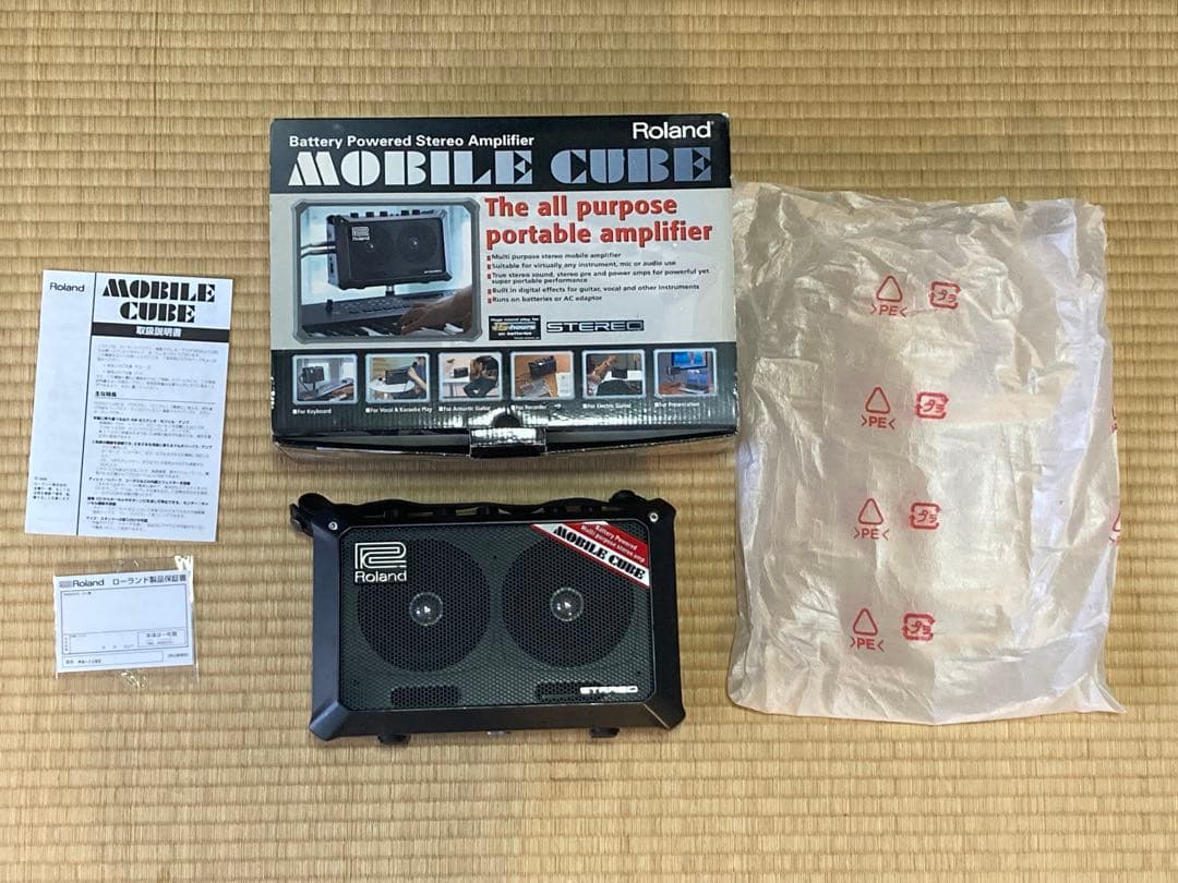 Roland Mobile Cube バッテリー駆動アンプ