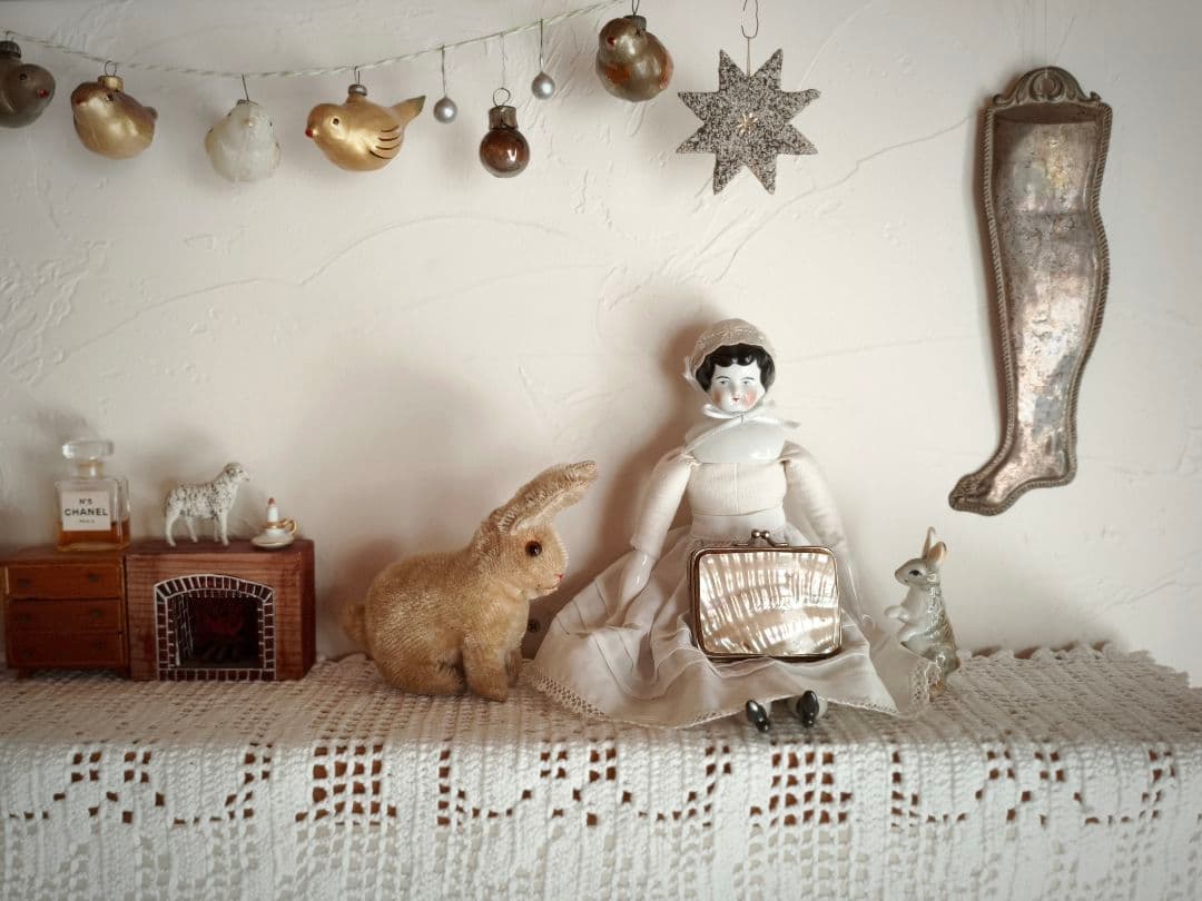 * vintage purse ୨୧ .·*° 貝がらの 小物入れ がま口