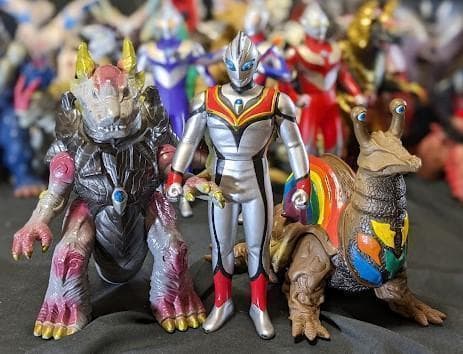 ウルトラマンティガ＆登場怪獣・宇宙人（バンダイ）ソフビフィギュア34体セット