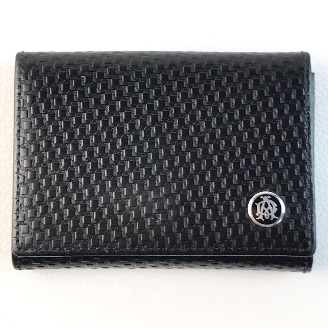未使用品　ダンヒル　dunhill ケース　名刺入れ カードケース　マチ有