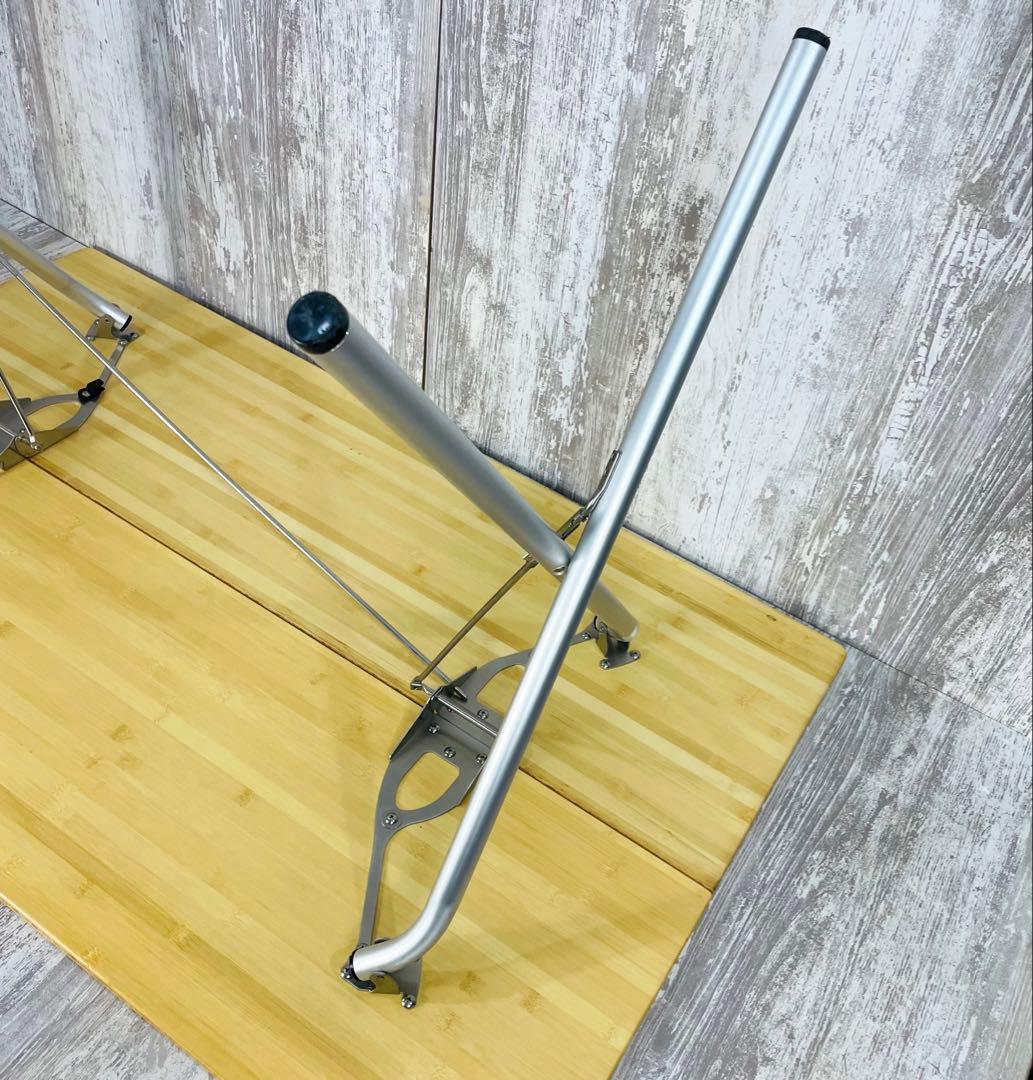 【美品】 peakワンアクションテーブル　竹 【ハイ&ロングタイプ】