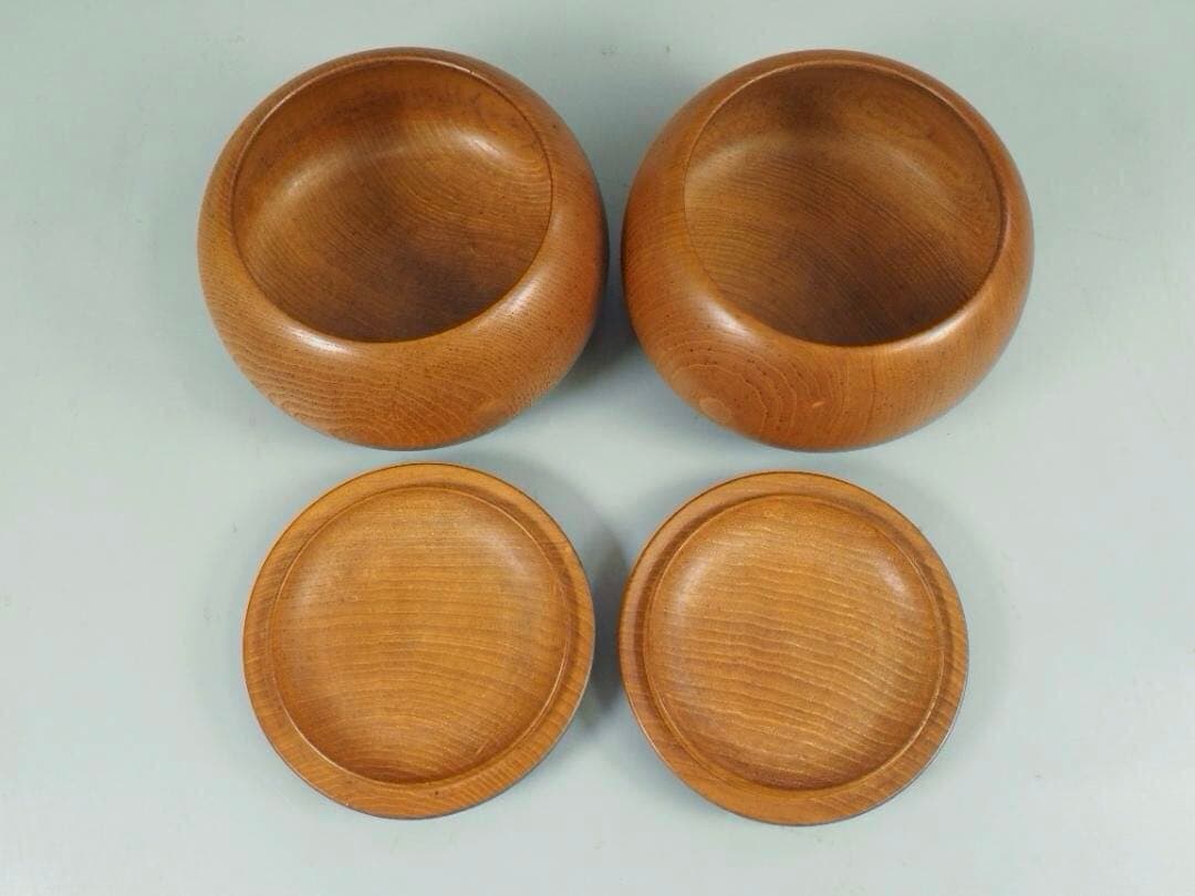 【宮崎県】日向特製蛤碁石35号・欅碁笥セット