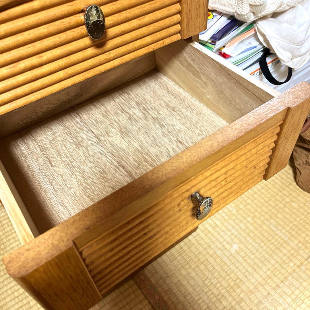 大塚家具　ドレッサー　アンティーク　ブラウン