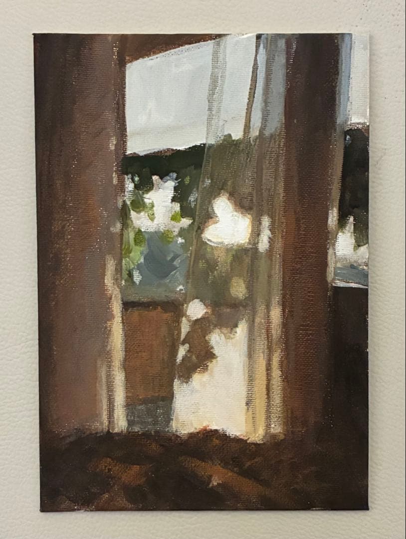 アクリル画　風景　1127