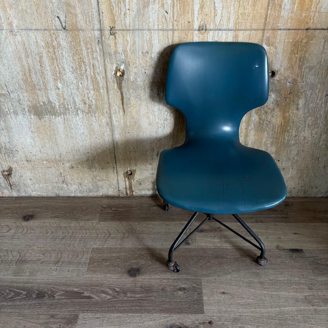 ヴィンテージ インダストリアル　キャスターチェア　ニッソー　ハイモールド