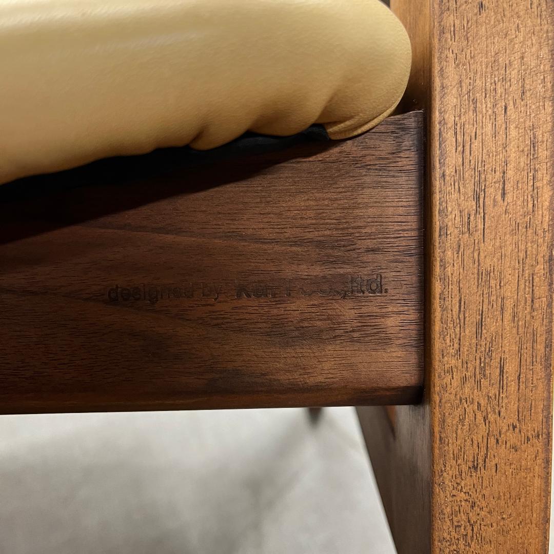 karf カーフ Ann アン ラウンジチェア 本革 ウォールナット ①