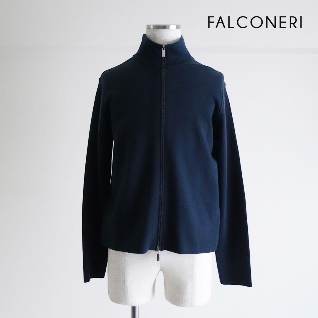 【極美品】Falconeri ダブルジップ　ドライバーズニット　イタリア製